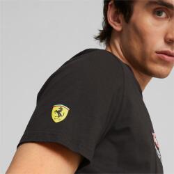 Puma Ferrari Race Graphic Tee 1 SİYAH Erkek Tshirt - 5