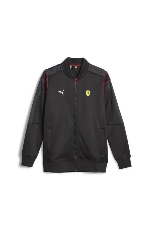 Puma Ferrari Race MT7 Track Jacket SİYAH Erkek Eşofman Üstü - 1