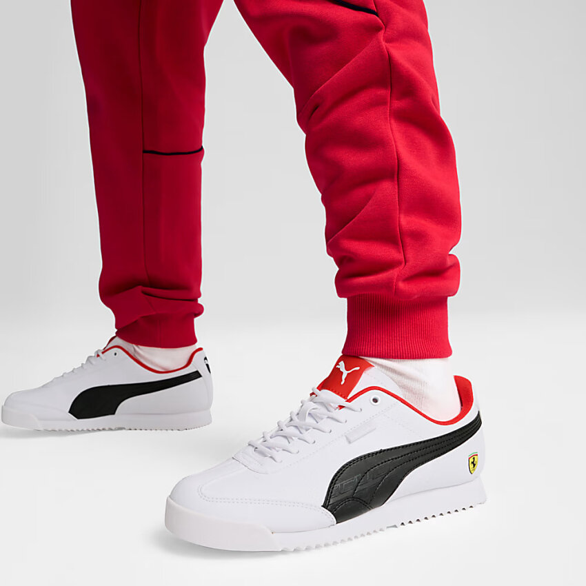 Puma Ferrari Roma Via Beyaz Erkek Sneaker Ayakkabı - 4