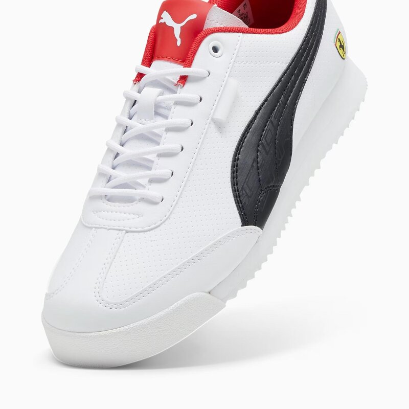 Puma Ferrari Roma Via Beyaz Erkek Sneaker Ayakkabı - 5