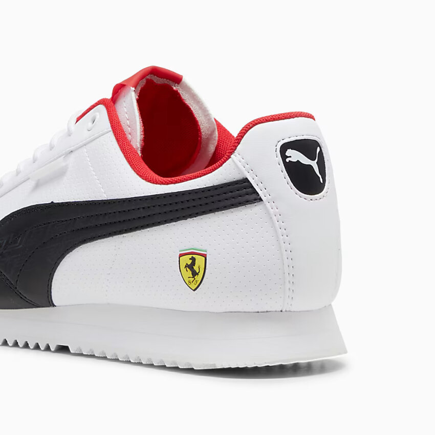 Puma Ferrari Roma Via Beyaz Erkek Sneaker Ayakkabı - 6