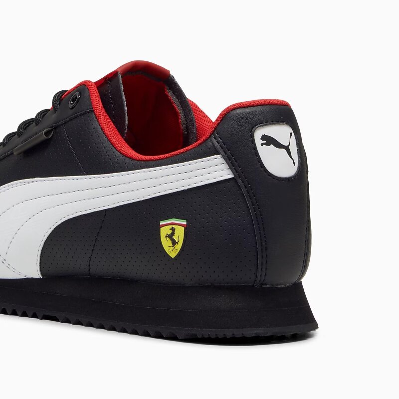 Puma Ferrari Roma Via Siyah Erkek Sneaker Ayakkabı - 6