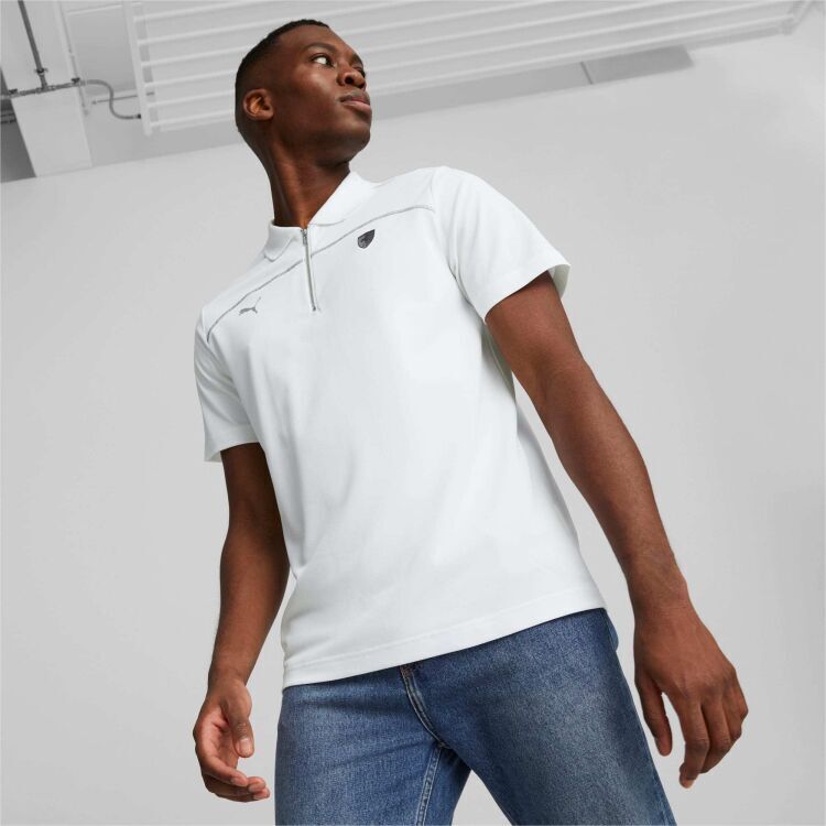 Puma Ferrari Style Polo BEYAZ Erkek Polo Tshirt - 1