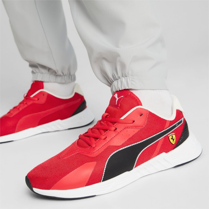 Puma Ferrari Tiburion Rosso Corsa Kırmızı Erkek Günlük Ayakkabı - 6