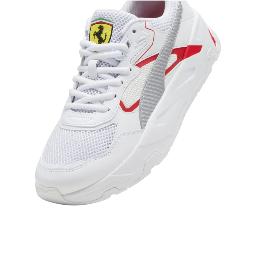 Puma Ferrari Trinity Beyaz Erkek Günlük Ayakkabı - 5