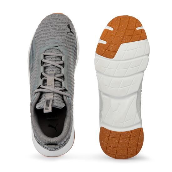 Puma FlexFocus Lite Better Knit Gri Erkek Koşu Ayakkabısı - 3