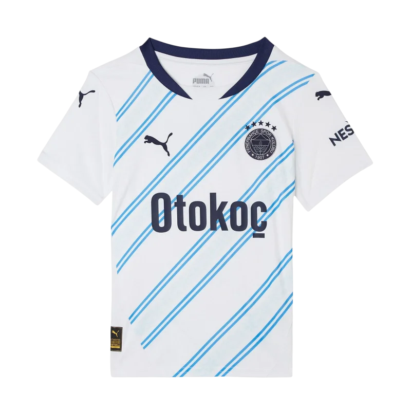 Puma Fenerbahçe S.K. 24/25 Genç Deplasman Beyaz Çocuk Forma - 3