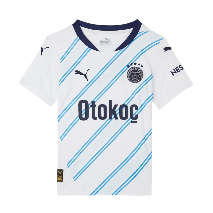 Puma Fenerbahçe S.K. 24/25 Genç Deplasman Beyaz Çocuk Forma - 3