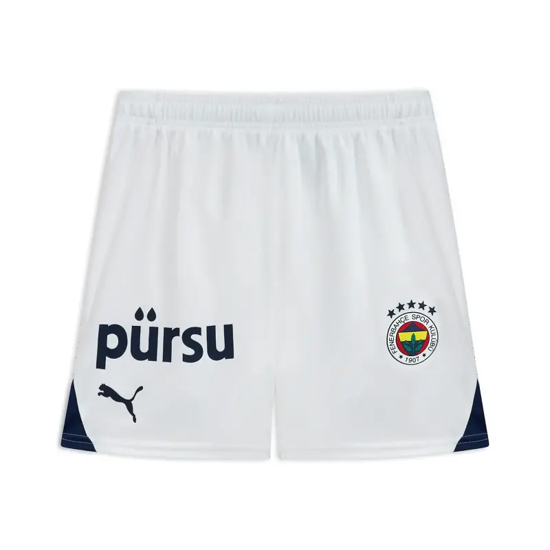 Puma Fenerbahçe S.K. 24/25 Genç İç Saha Beyaz Çocuk Şort Forma - 1