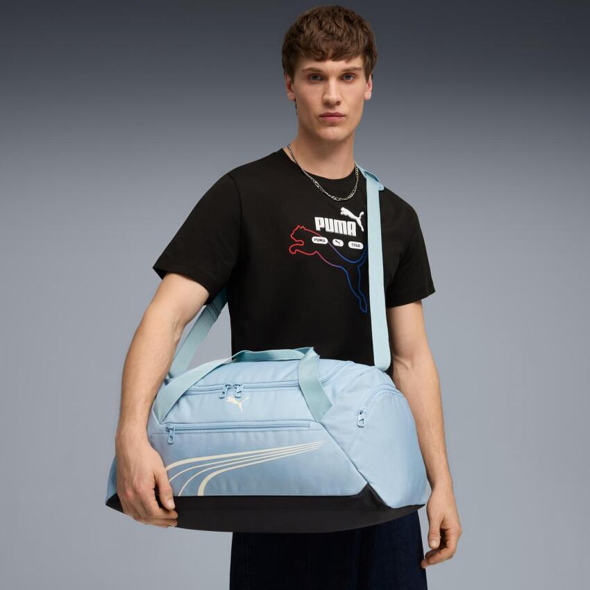 Puma Fundamental Small Sport Mavi Unisex Spor Çantası - 4