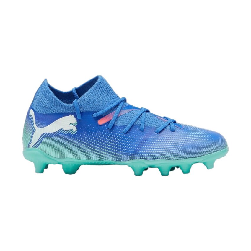 Puma FUTURE 7 MATCH FG/AG Jr Mavi Çocuk Krampon - 1