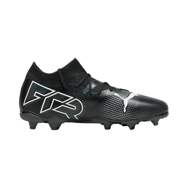 Puma Future 7 Match FG/AG Jr Siyah Çocuk Krampon - 1