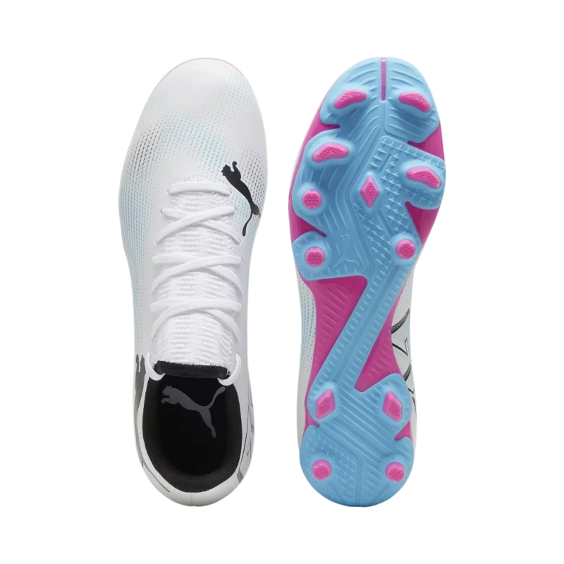Puma Future 7 Play FG/AG Beyaz Erkek Krampon - 4
