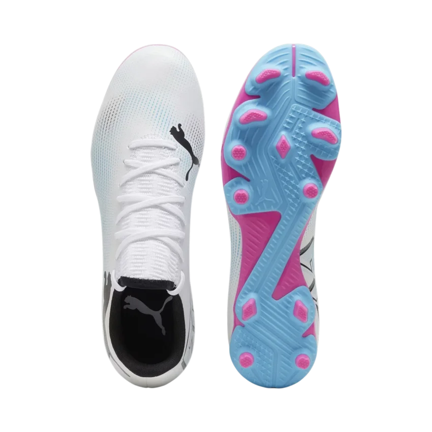 Puma Future 7 Play FG/AG Beyaz Erkek Krampon - 4