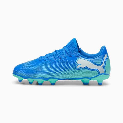 Puma Future 7 Play FG/AG Jr Mavi Çocuk Krampon - 6