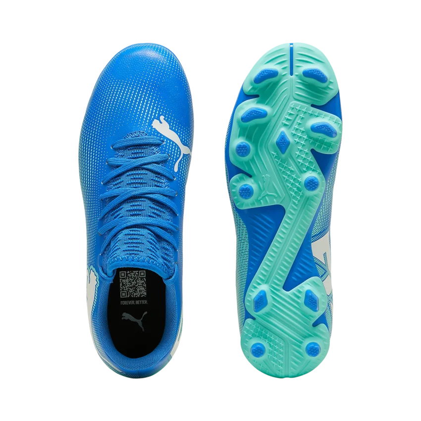 Puma Future 7 Play FG/AG Jr Mavi Çocuk Krampon - 4