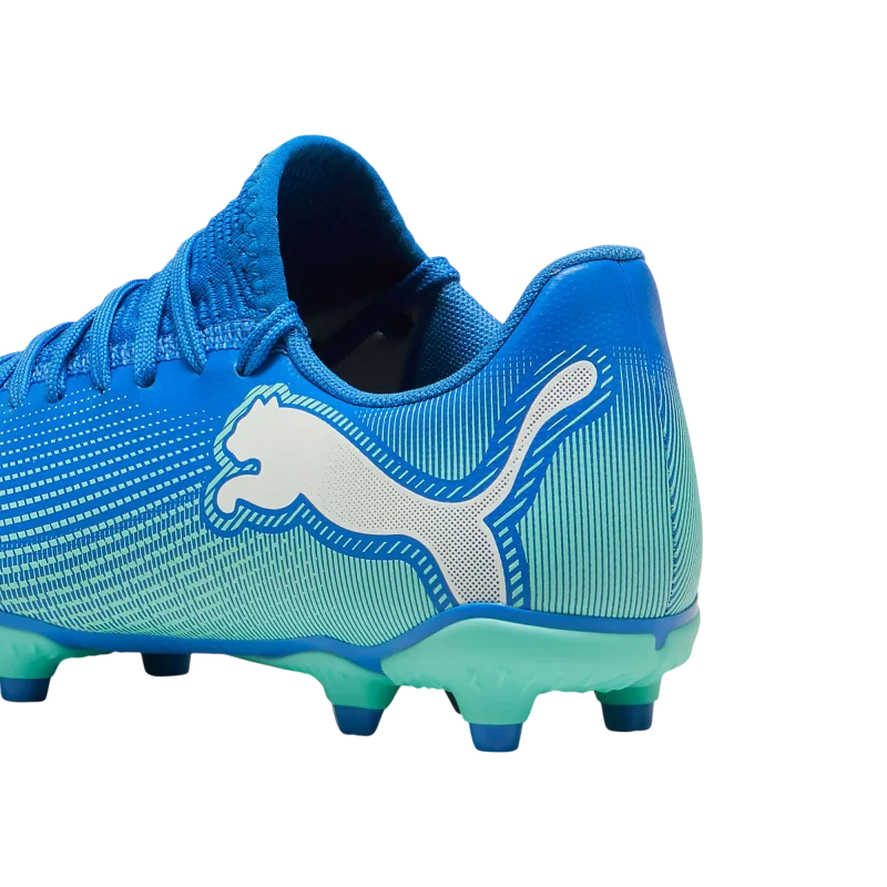Puma Future 7 Play FG/AG Jr Mavi Çocuk Krampon - 5
