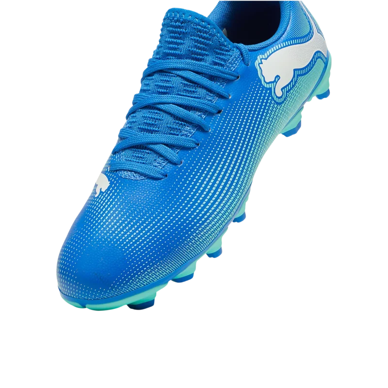 Puma Future 7 Play FG/AG Jr Mavi Çocuk Krampon - 6