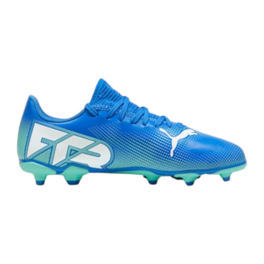 Puma FUTURE 7 PLAY FG/AG Jr Mavi Çocuk Krampon - 1