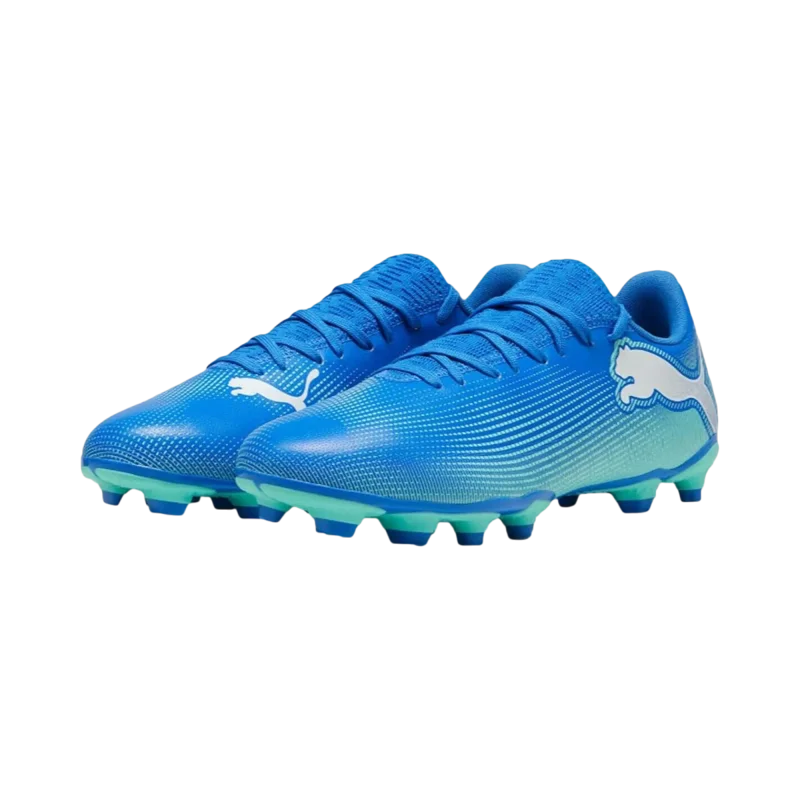 Puma Future 7 Play FG/AG Mavi Erkek Krampon - 3