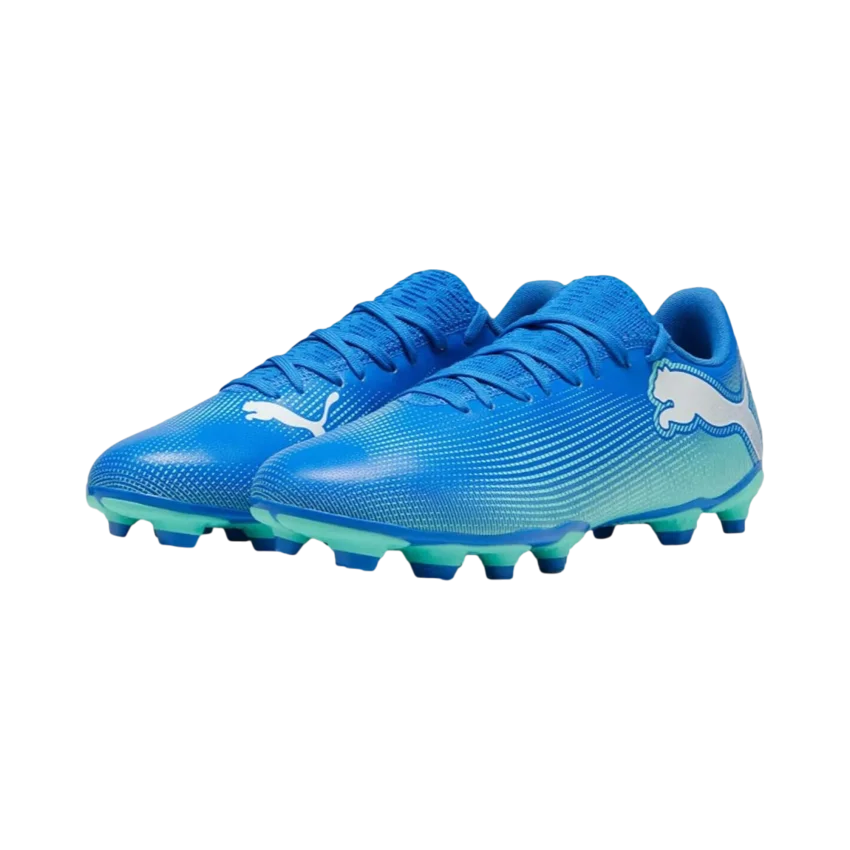 Puma Future 7 Play FG/AG Mavi Erkek Krampon - 3