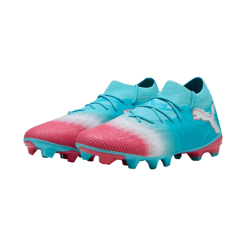 Puma Future 8 Match Rechrge FG/AG Mavi Erkek Krampon - 3