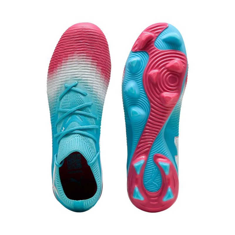 Puma Future 8 Match Rechrge FG/AG Mavi Erkek Krampon - 4