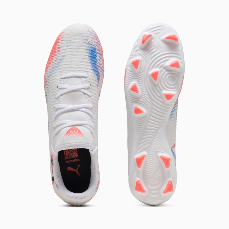 Puma Future 8 Play FG/AG Beyaz Erkek Krampon - 4