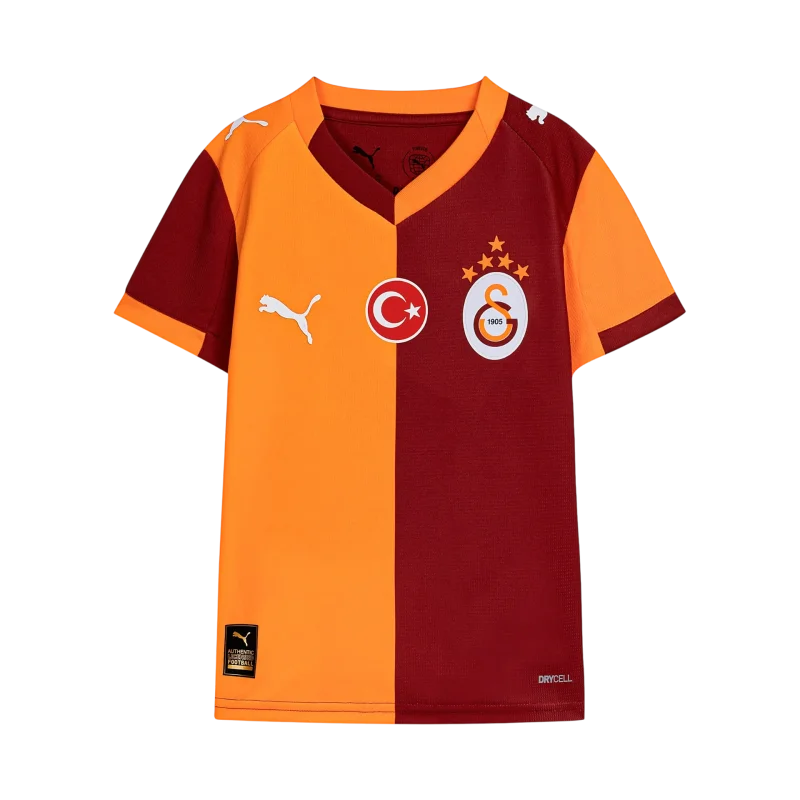 Puma GALATASARAY 25/26 İç Saha Sarı-Kırmızı Çocuk Forma - 1