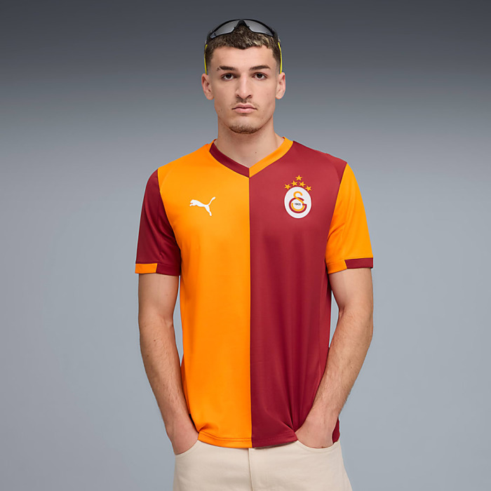 Puma GALATASARAY 25/26 İç Saha Sarı-Kırmızı Erkek Forma - 4