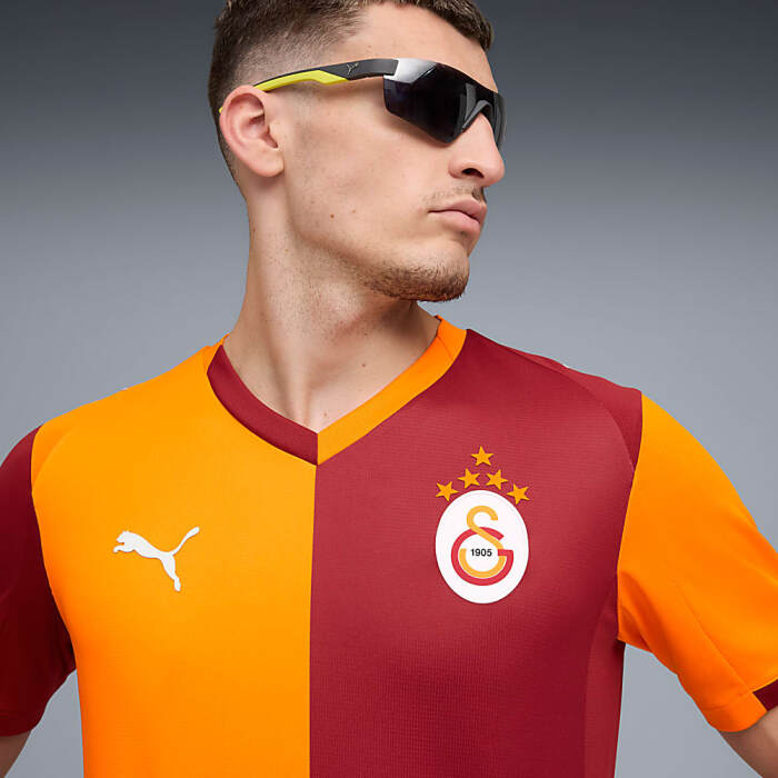 Puma GALATASARAY 25/26 İç Saha Sarı-Kırmızı Erkek Forma - 5