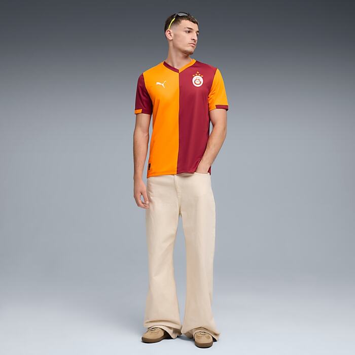 Puma GALATASARAY 25/26 İç Saha Sarı-Kırmızı Erkek Forma - 6