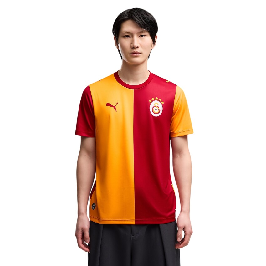 Puma Galatasaray 26/27 Erkek İç Saha Sarı-Kırmızı Erkek Forma - 1
