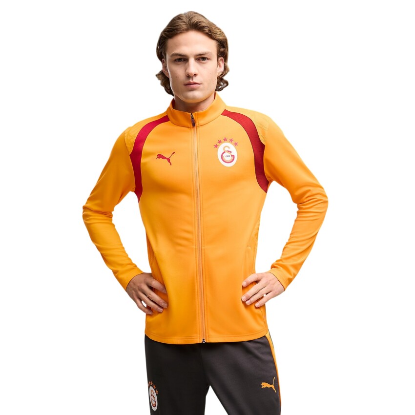 Puma Galatasaray Antrenman Sarı-Kırmızı Erkek Eşofman Üstü - 1