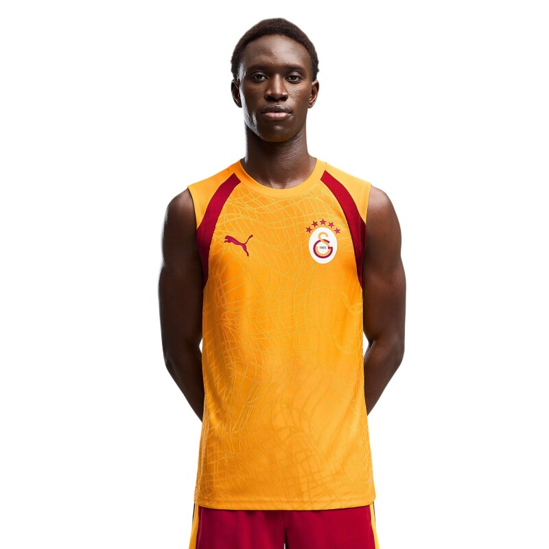 Puma Galatasaray Antrenman Sarı-Kırmızı Erkek Forma - Puma (1)