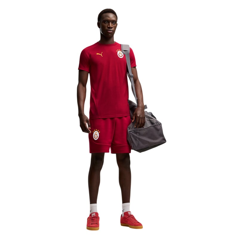Puma Galatasaray Evostripe Sarı-Kırmızı Erkek Şort - 3