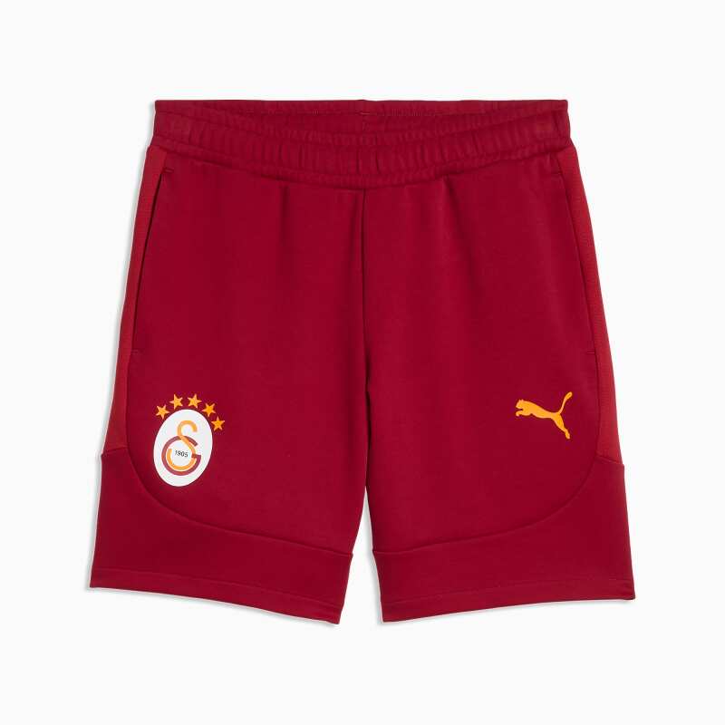 Puma Galatasaray Evostripe Sarı-Kırmızı Erkek Şort - 4