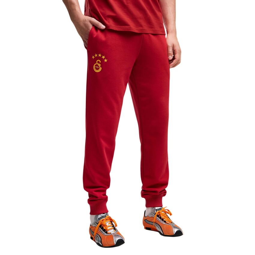 Puma Galatasaray FtblESS Sarı-Kırmızı Erkek Eşofman Altı - 1