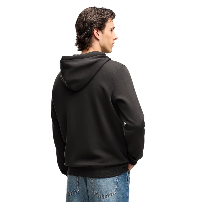 Puma Galatasaray FtblESSENTIALS Kapüşonlu Siyah Erkek Sweatshirt - 2