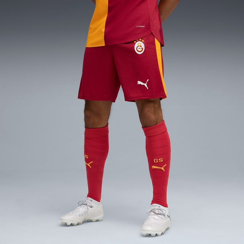 Puma Galatasaray Sarı-Kırmızı Erkek Şort - 3
