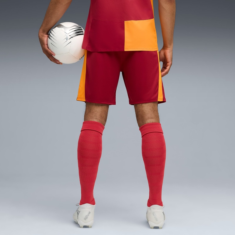 Puma Galatasaray Sarı-Kırmızı Erkek Şort - 4