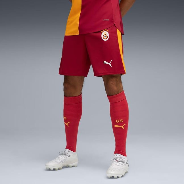 Puma Galatasaray Sarı-Kırmızı Erkek Şort - 1