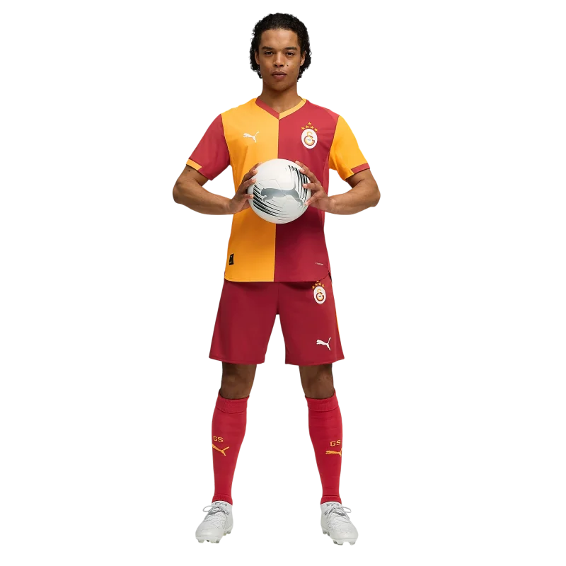 Puma Galatasaray Sarı-Kırmızı Erkek Şort - 3