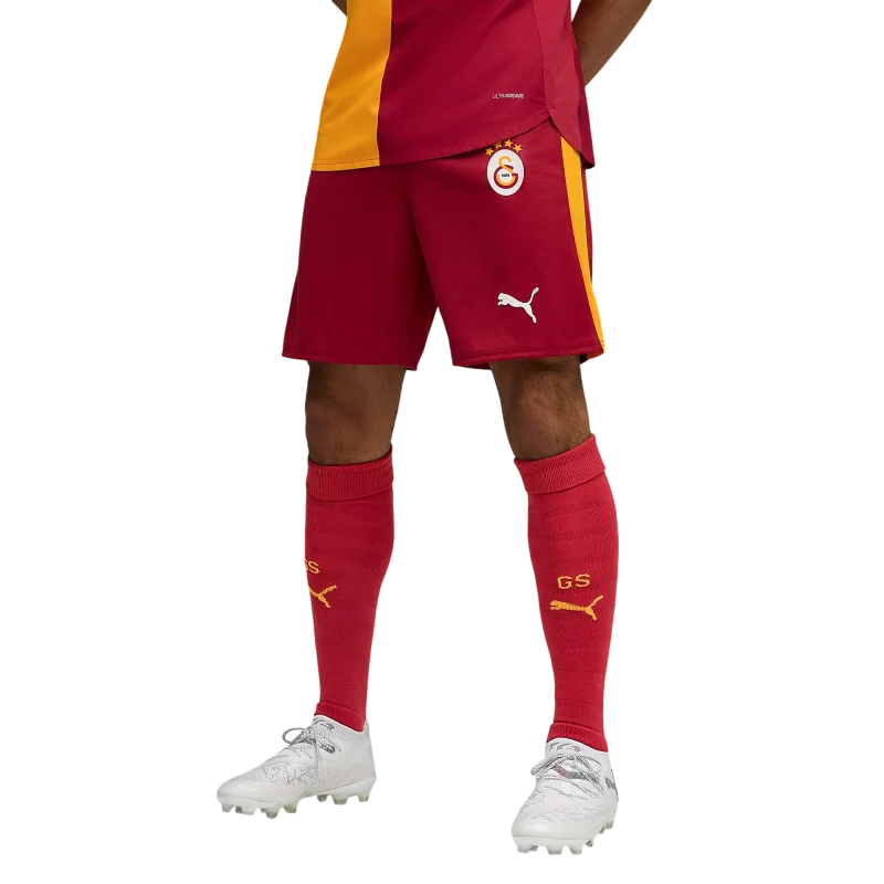 Puma Galatasaray Sarı-Kırmızı Erkek Şort - 1