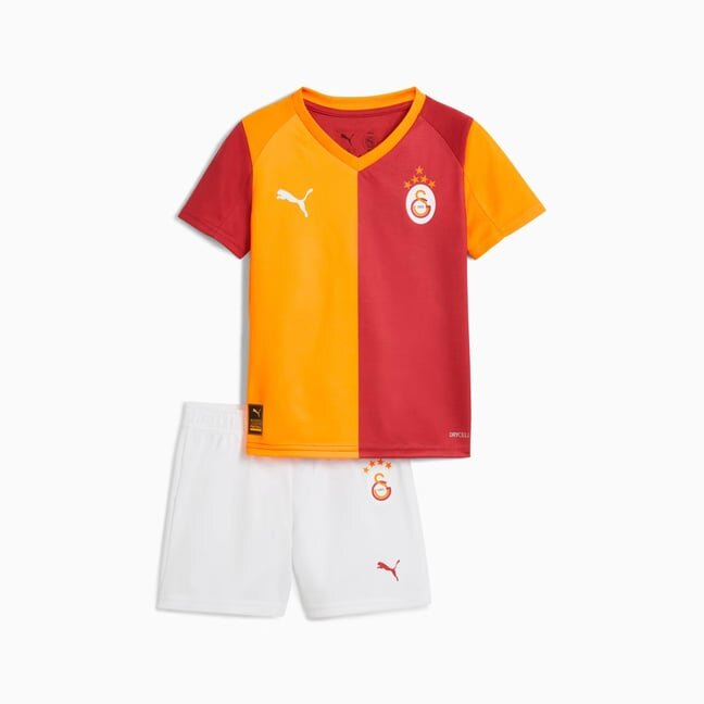 Puma Galatasaray SK 25/26 Sarı-Kırmızı Çocuk Forma Takımı - 1