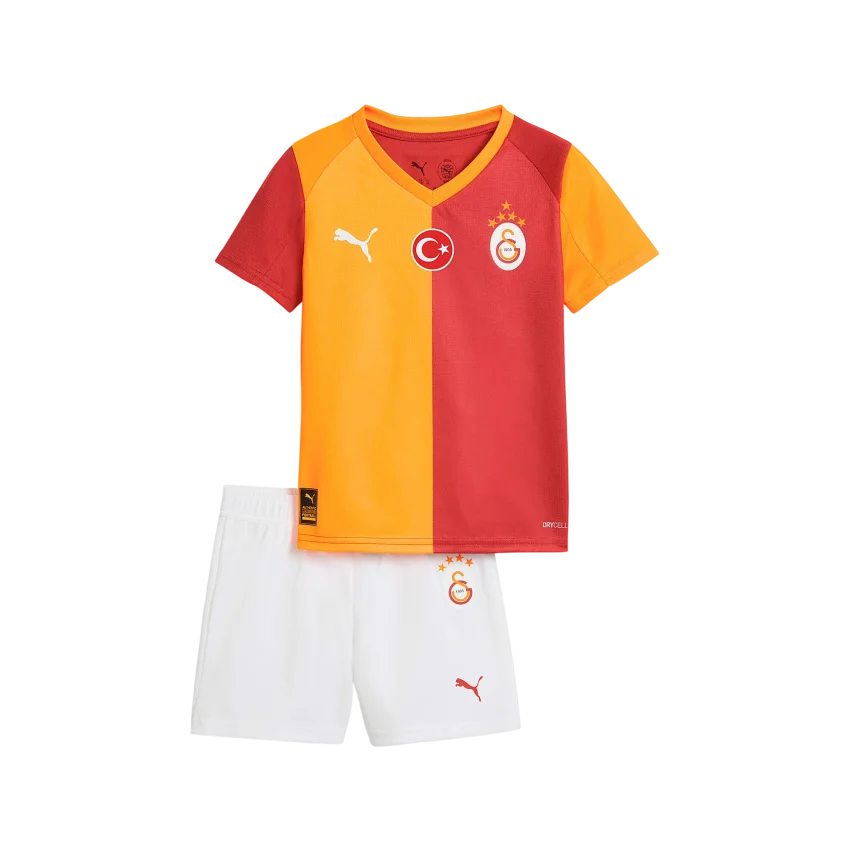 Puma Galatasaray SK 25/26 Sarı-Kırmızı Çocuk Forma Takımı - 1
