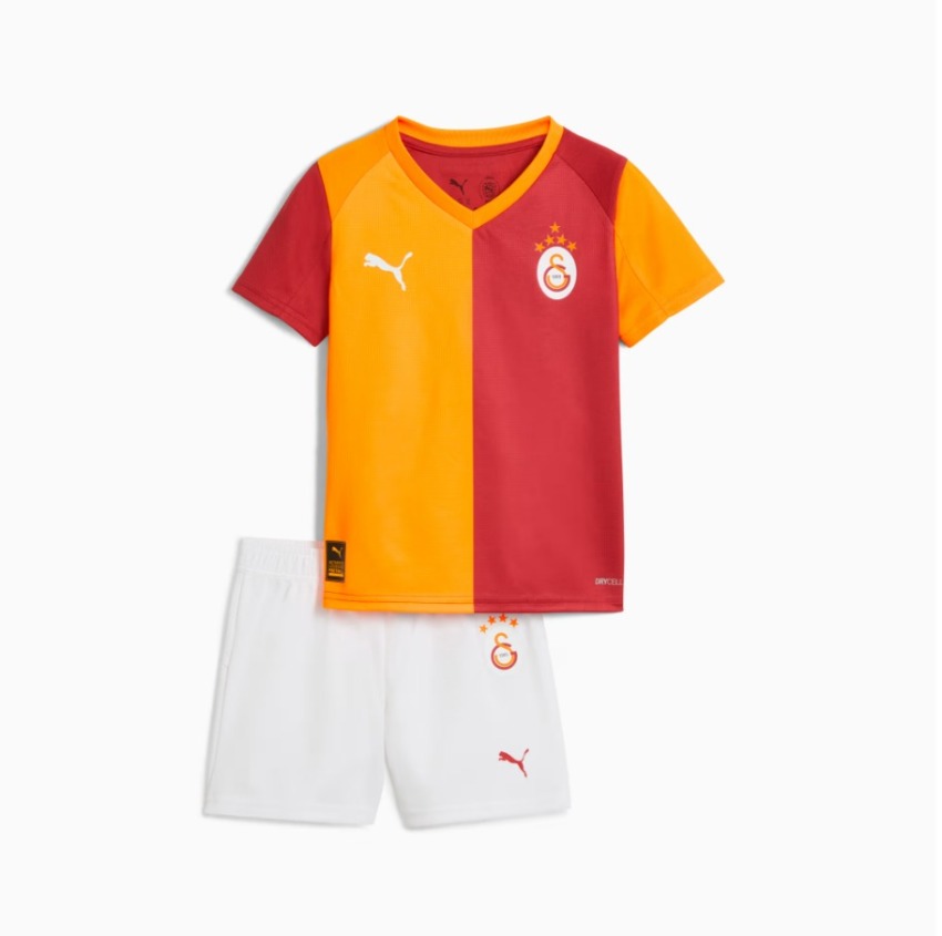 Puma Galatasaray SK 25/26 Sarı-Kırmızı Çocuk Forma Takımı - 1