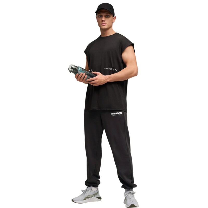 Puma Graphic Cutoff Tank Siyah Erkek Atlet - 3