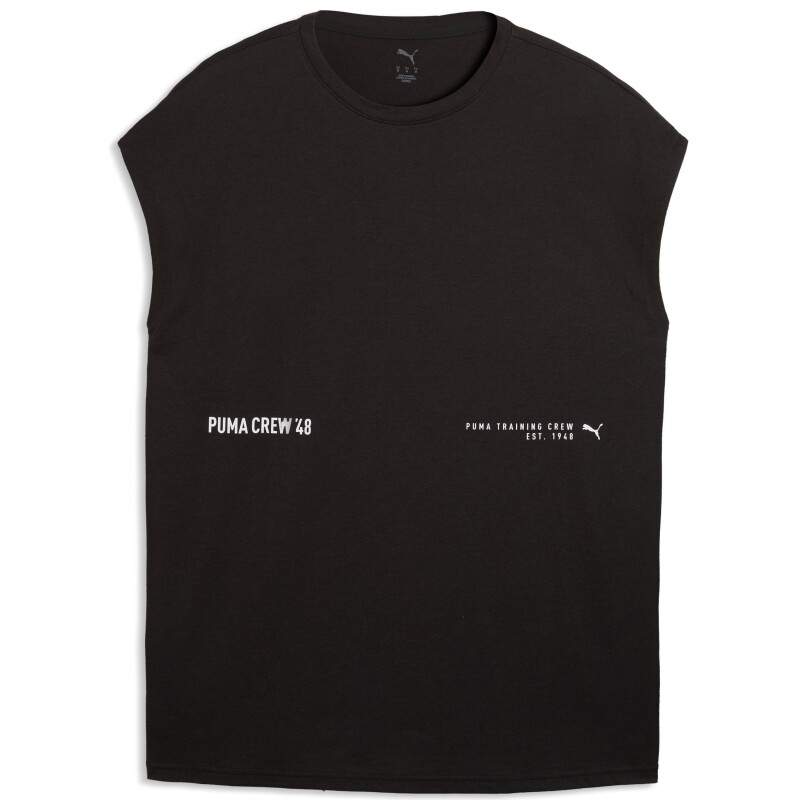 Puma Graphic Cutoff Tank Siyah Erkek Atlet - 4