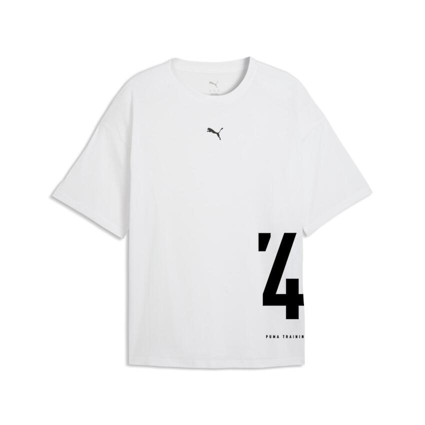 Puma Graphic Oversized Beyaz Erkek Tshirt - 3